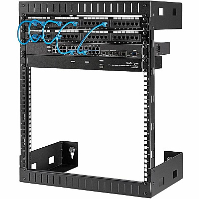 StarTech 12u Wall Mount Network Rack 12in Deep (RK12WALLO)