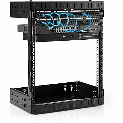 StarTech 12u Wall Mount Network Rack Adj 12-20in (RK12WALLOA)