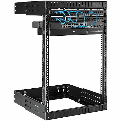 StarTech 15u Wall Mount Network Rack Adj 12-20in (RK15WALLOA)