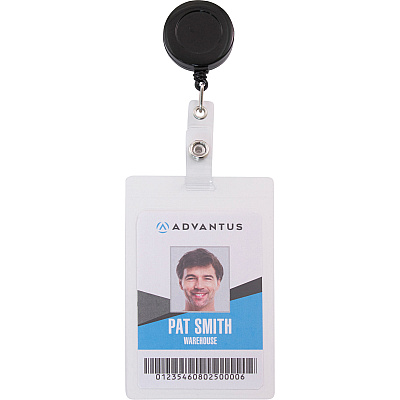 Advantus Snap Clip Retractable ID Reel (AVT75667)