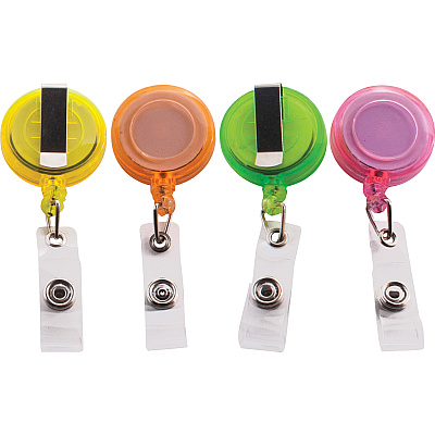 Advantus 4-Color Neon Set ID Card Reels (AVT91161)