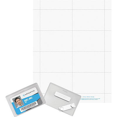 Advantus DIY Magnetic Name Badge Kit (AVT97033)