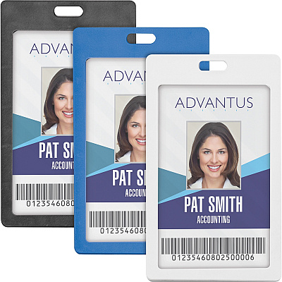 Advantus Vertical Rigid ID Badge Holder (AVT97068)