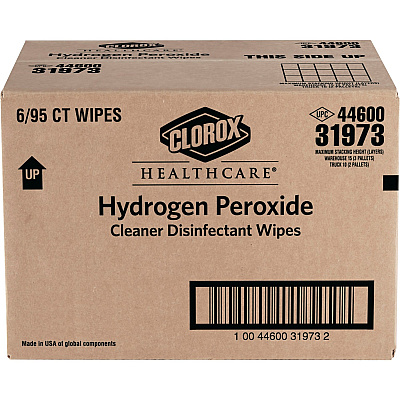 Clorox Healthcare Hydrogen Peroxide Cleaner Disinfectant Wipes (CLO30824CT)