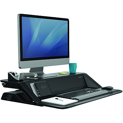 Fellowes Lotus DX Sit-Stand Workstation - Black (8080301)