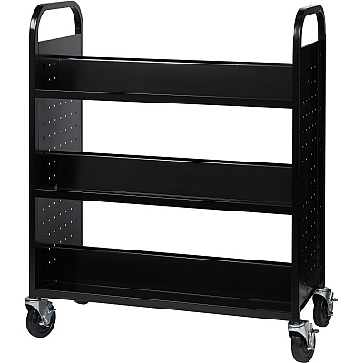 Lorell Double-sided Book Cart (LLR99931)