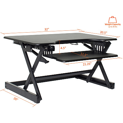 Lorell Adjustable Desk Riser Plus (LLR99983)