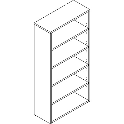 Lorell Prominence 2.0 Bookcase (LLRPBK3469ES)