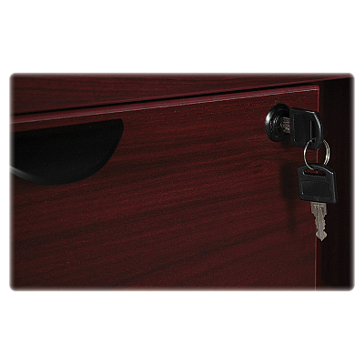 Lorell Prominence 2.0 Double-Pedestal Desk (LLRPD3060DPMY)