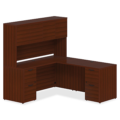 Lorell Prominence 2.0 Left-Pedestal Desk (LLRPD3066LSPMY)
