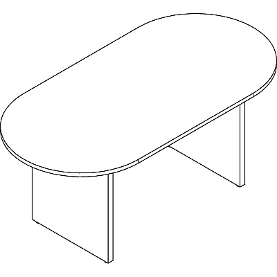 Lorell Prominence 2.0 Racetrack Conference Table (LLRPT7236MY)