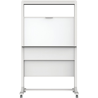 Quartet Motion Dual-Track Mobile Magnetic Dry-Erase Easel (QRTECM4068DT)