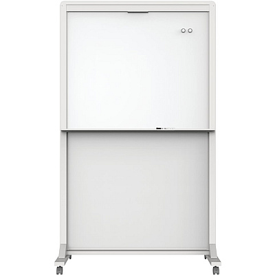 Quartet Motion Dual-Track Mobile Magnetic Dry-Erase Easel (QRTECM4068DT)