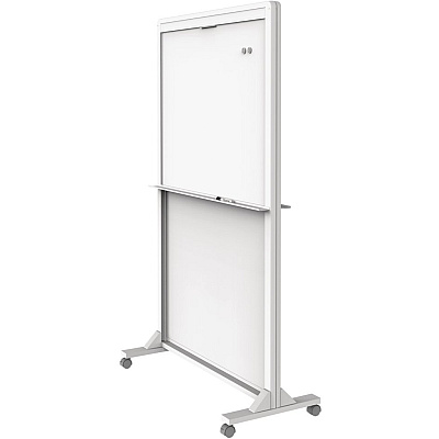 Quartet Motion Dual-Track Mobile Magnetic Dry-Erase Easel (QRTECM4068DT)