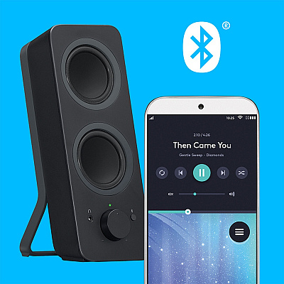 Logitech Z207 Bluetooth Speaker System - 5 W RMS - Black (980001294)