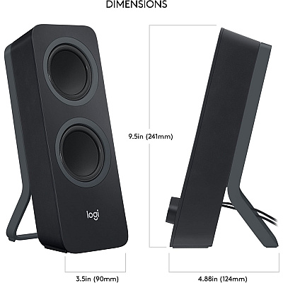 Logitech Z207 Bluetooth Speaker System - 5 W RMS - Black (980001294)