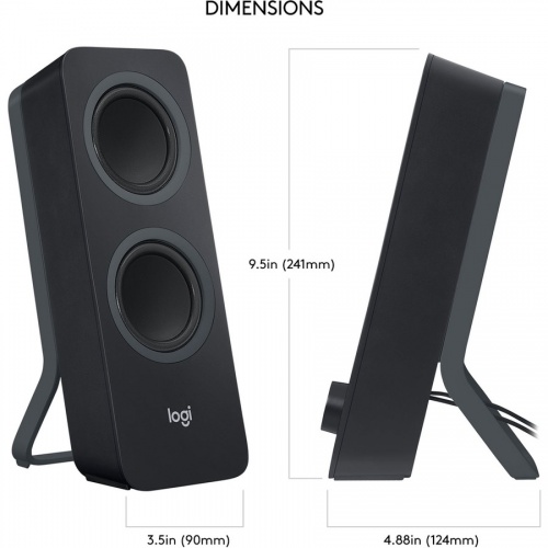 Logitech Z207 Bluetooth Speaker System - 5 W RMS - Black (980001294)