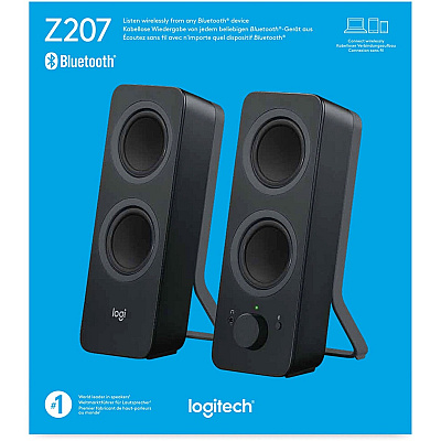 Logitech Z207 Bluetooth Speaker System - 5 W RMS - Black (980001294)