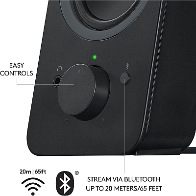 Logitech Z207 Bluetooth Speaker System - 5 W RMS - Black (980001294)