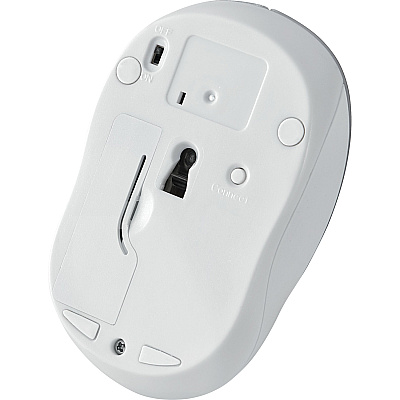 Verbatim Silent Wireless Blue LED Mouse - Silver (VER99777)