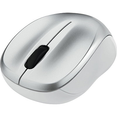 Verbatim Silent Wireless Blue LED Mouse - Silver (VER99777)