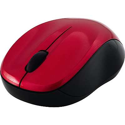 Verbatim Silent Wireless Blue LED Mouse - Red (99780)