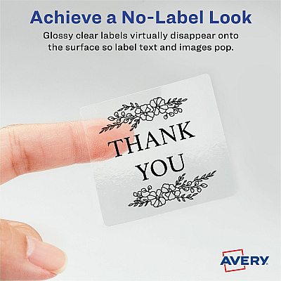 Avery Sure Feed Glossy Labels (AVE22853)