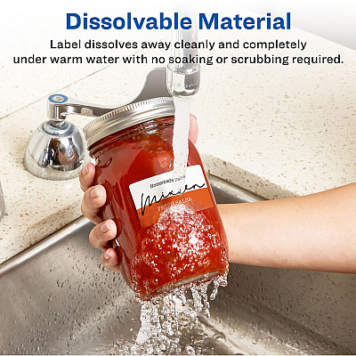 Avery Dissolvable Rectangle Labels (AVE4224)