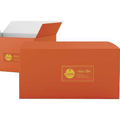 Avery Shipping Labels, Glossy Clear, 2" x 4" , 100 Labels (AVE6522)