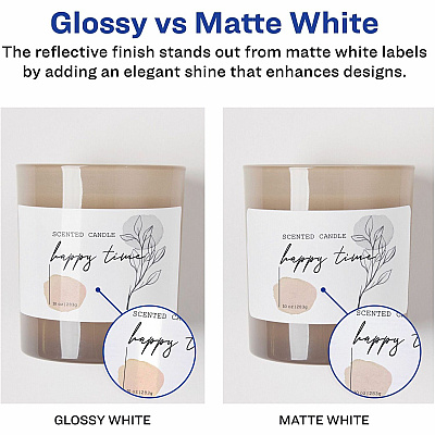 Avery Address Labels, Glossy White, 1" x 2-5/8" , 750 Total (AVE6526)