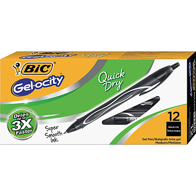 BIC Gel-ocity .7mm Retractable Pen (BICRGLCG11BK)