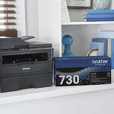 Brother Genuine TN-730 Toner Cartridge - Black