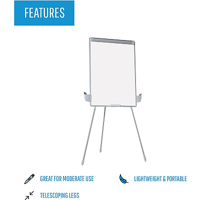 MasterVision Dry-erase Portable Tripod Easel (BVCEA2300433MV)