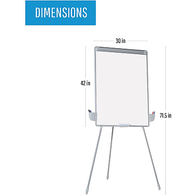 MasterVision Dry-erase Portable Tripod Easel (BVCEA2300433MV)