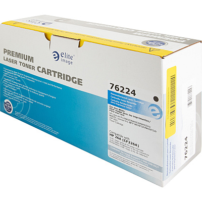 Elite Image Remanufactured Laser Toner Cartridge - Alternative for HP 26A (CF226A) - Black - 1 Each (ELI76224)