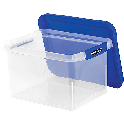 Fellowes Bankers Box Heavy Duty Ltr/Lgl Plastic File Box (FEL0086201)