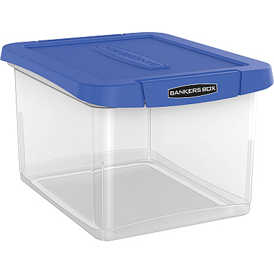 Fellowes Bankers Box Heavy Duty Ltr/Lgl Plastic File Box (FEL0086201)