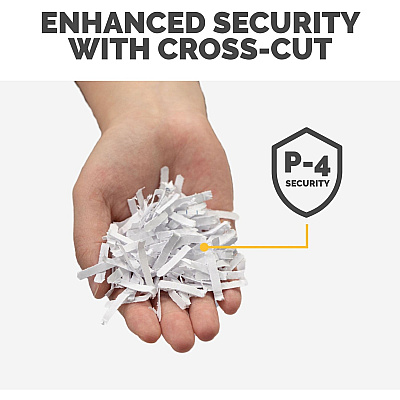 Fellowes AutoMax 550C Cross Cut, Auto Feed 2-in-1 Heavy Duty Commercial Paper Shredder with SilentShred (4963001)