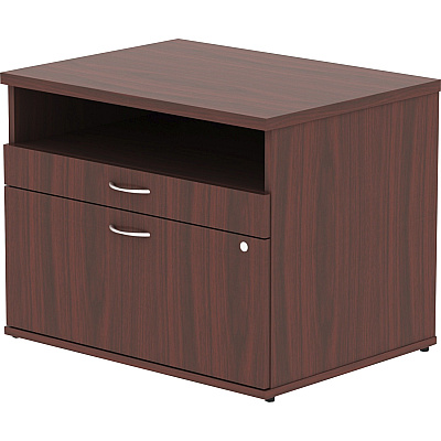 Lorell Relevance Series 2-Drawer File Cabinet Credenza w/Open Shelf (LLR16212)