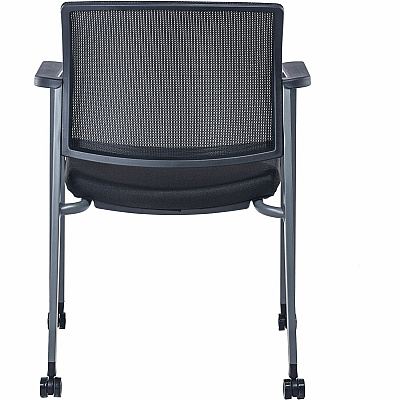 Lorell Mesh Back Guest Chair with Casters (LLR30953)