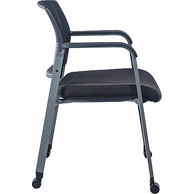 Lorell Mesh Back Guest Chair with Casters (LLR30953)