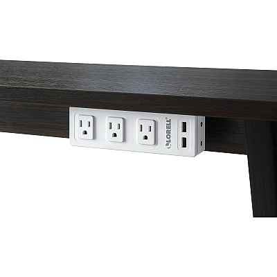 Lorell Under Desk AC Power Center with USB Charger (LLR33996)