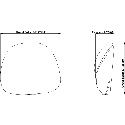 Lorell Ergo Lumbar Back Support (LLR42170)