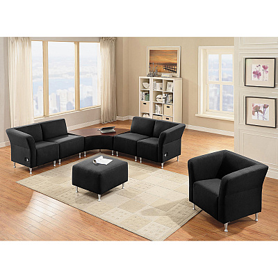 Lorell Fuze Modular Series Lounge Connector Unit (LLR86921)