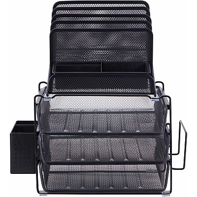 Lorell Divided 4-tier Desktop Organizer (LLR95251)