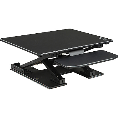 Lorell Electric Desk Riser with Keyboard Tray (LLR99552)