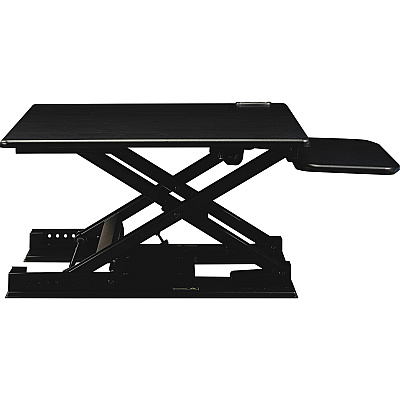 Lorell Electric Desk Riser with Keyboard Tray (LLR99552)
