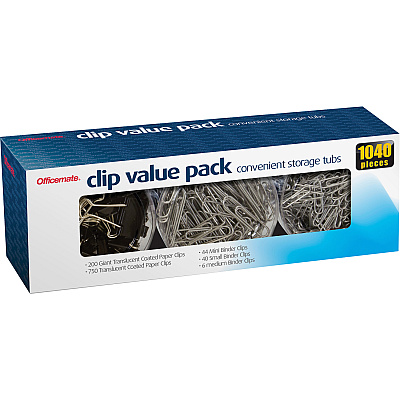 Officemate Clip Value Pack (OIC97300)