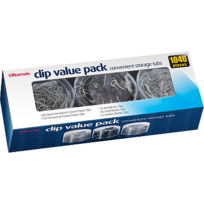 Officemate Clip Value Pack (OIC97300)