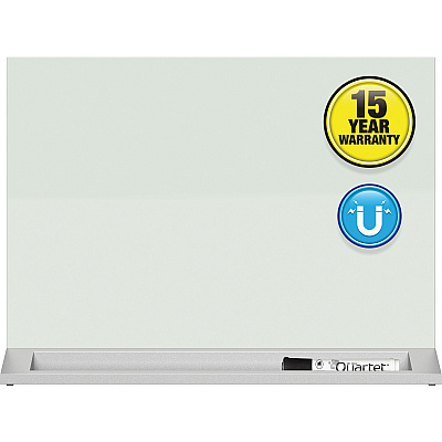 Quartet Magnetic Desktop Glass Dry-Erase Panel (QRTGDP1723W)